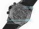Super Clone Daytona Diw Carbon 4130 Noob Rolex Black Dial Nylon Strap Watch 40MM (1)_th.jpg